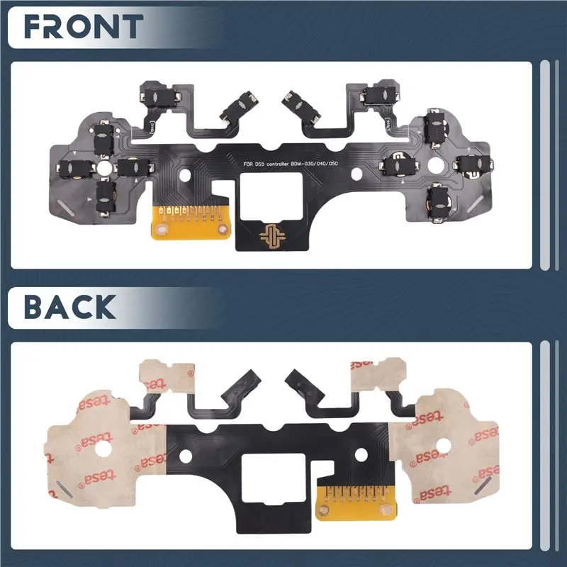Smart-For PS5 Controller BDM-030/040/050 12 Key Click Circuit Board Kit Micro-Switch Tactile Clicky Hair Trigger Ergonomic B