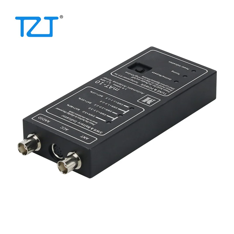 TZT mAt-10 จูนเนอร์เสาอากาศอัตโนมัติ 1.8-54MHz 0.1-30W สําหรับ YAESU FT-817/818 QRP วิทยุ
