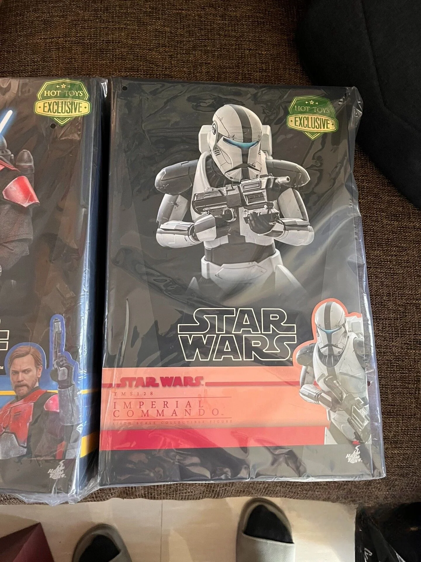 Hottoys-Star Wars Clone Wars Action Figure, Armor Edition Gift, Obi Wan Kenobi, Mandaloriano, Ht Tms126 Tms128, Novo em estoque