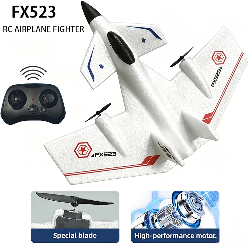 FX523 2.4G 2-Channel F35 Fighter Jet RC Aircraft EPP Material Built-In Gyroscope For Stable Flight Suitable For Beginners