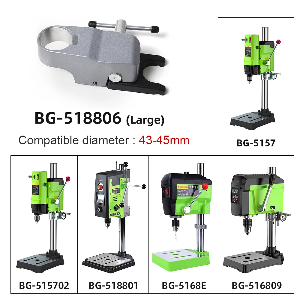 Imagem -05 - Allsome-grampo de Liberação Rápida para Máquina de Perfuração Drill Press Bg518806 Bg-5168 Bg-5157 Bg-5188