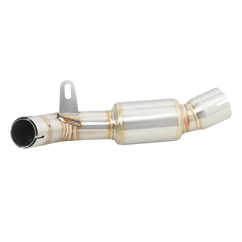 Slip On For Benelli Leoncino 800 Motorcycle Exhaust Escape Stainless Steel 51mm Middle Link Pipe Connect Original Muffler