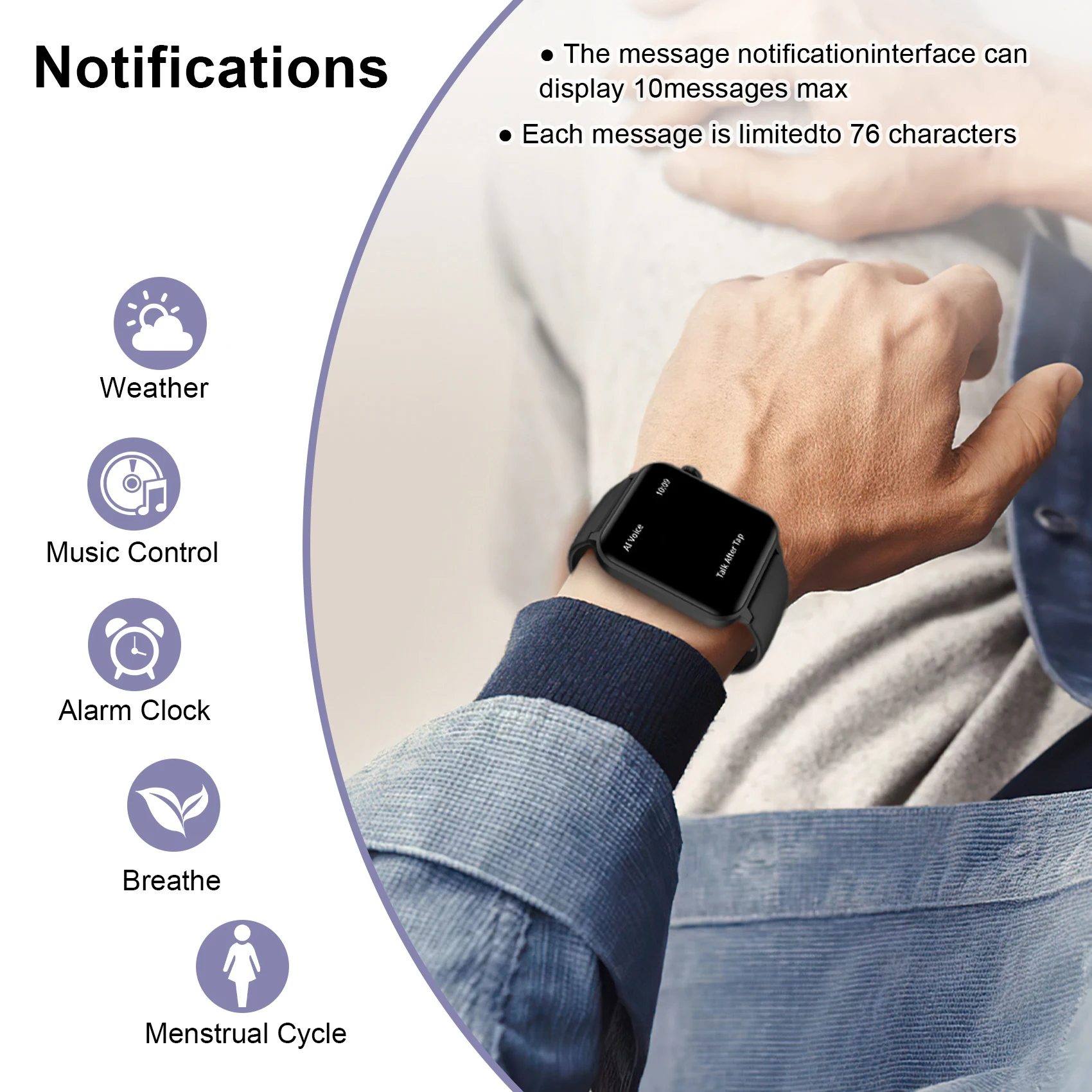 ساعة Blackview الذكية للرجال والنساء 1.85 بوصة HD للياقة البدنية ساعة رياضية معدل ضربات القلب SpO2 مراقبة النوم ساعة ذكية مع مكالمات بلوتوث
