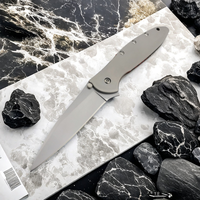 New KS Leek 1660 Folding Knife for Men High Hardness Survival Military Tactical Pocket Knives for Camping and Fishing