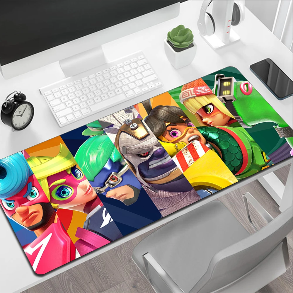 ARMS Primavera Homem Gaming Mouse Pad, Grande PC Gamer Computer Mouse Mat, Big Mousepad, Teclado Mause Desk, XXL