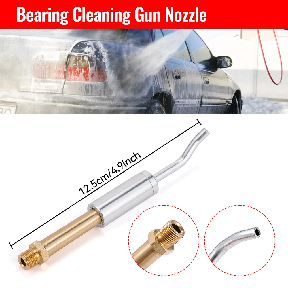 

3X Bearing Nozzle Connector Cleaning Head for Tornado Cleaning Nozzle Connector Cleaning Car Washing Joint Fittings Car Tools