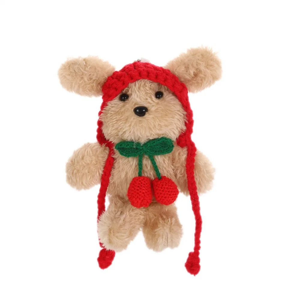 

Keyfob Beanie Hat Puppy Plush Pendant Cartoon Funny Plush Dog Keychain Plush Cute Dog Plush Keyring Girl Gift