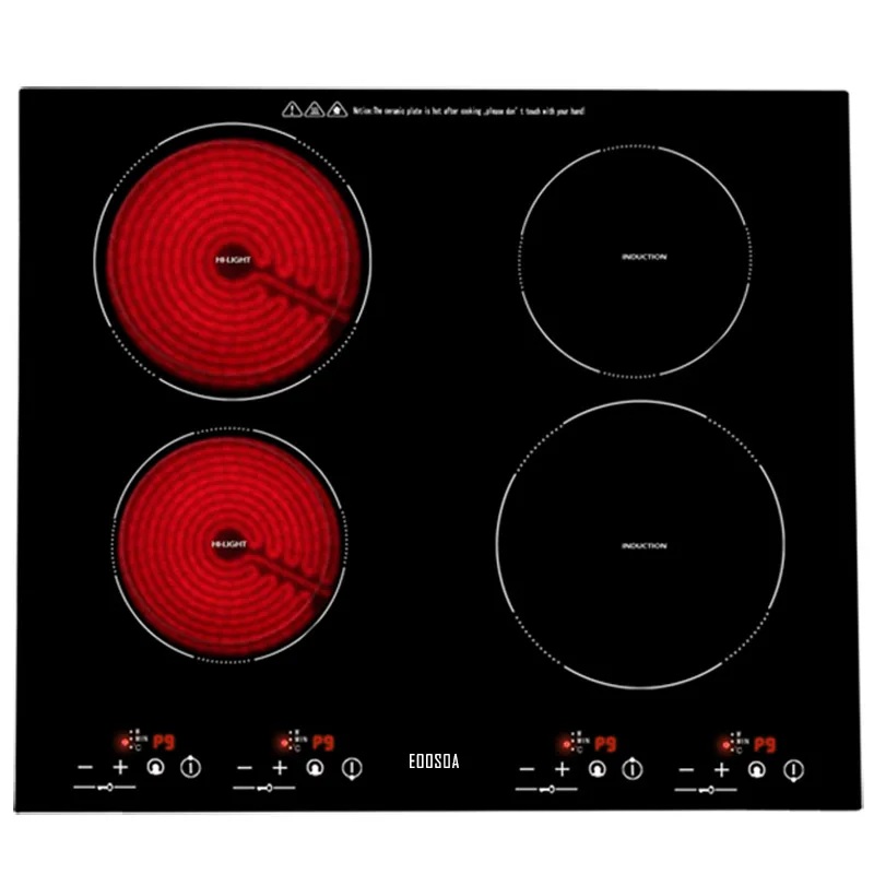 Four-eye induction cooker Four stoves Electric ceramic cooker Four heads Household embedded imported five or six-eye three-eye