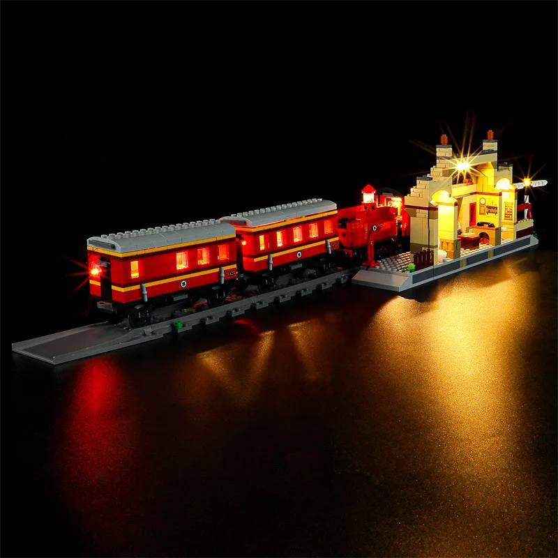 DIY LED Light Kit For LEGO 76423 Hogwarts Express & Hogsmeade Station   (Only LED Light,Without Blocks Model)