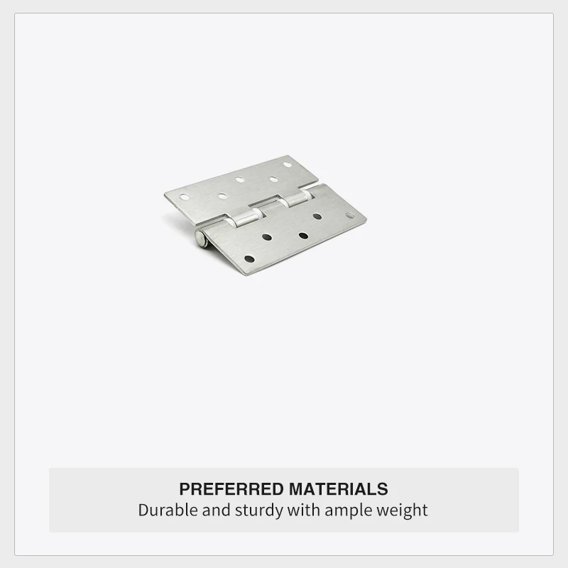 Charnière en acier inoxydable pour porte intérieure en bois, ZL065, 304