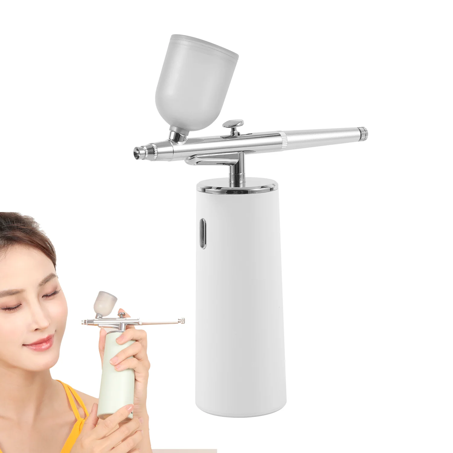 

Smart Library Hand Oxygen Small Home Use Facial Sprayer Beauty Equipment Wrinkle Removal Facial Nano-Oxygen Injec