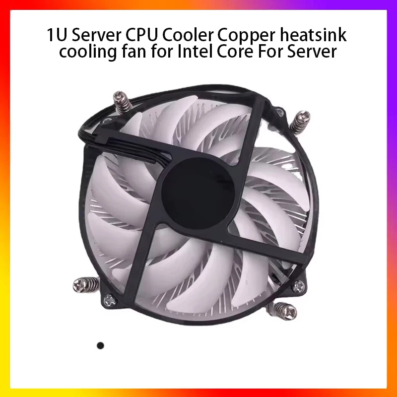 

1U Ultra-thin Silent CPU Cooler Chassis Copper Core CPU Fan Radiator For ITX HTPC Computer For Intel 1155 1150 3PIN/4PIN PWM