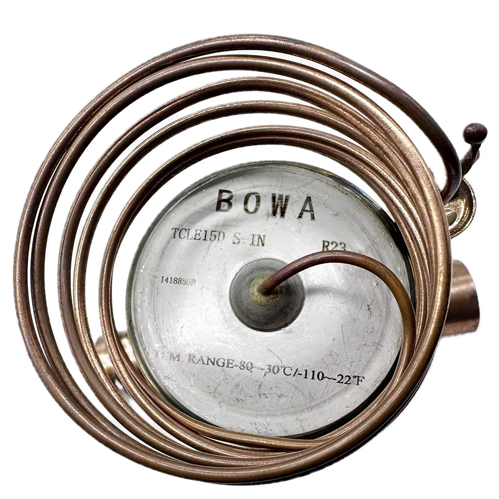 La válvula de expansión termostática TCLE-6DW R23 proporciona soluciones de reparación y mantenimiento fáciles y rápidas al bloque/hielo del bloque