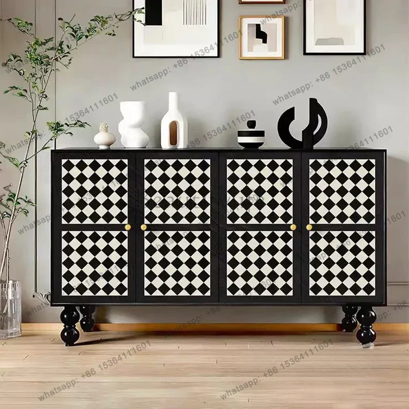 LJY Light Luxury Delicacy Living Room Cabinets Cream Style Storage Trendy Display Cabinet Storage Luxury Wonen Home Furniture