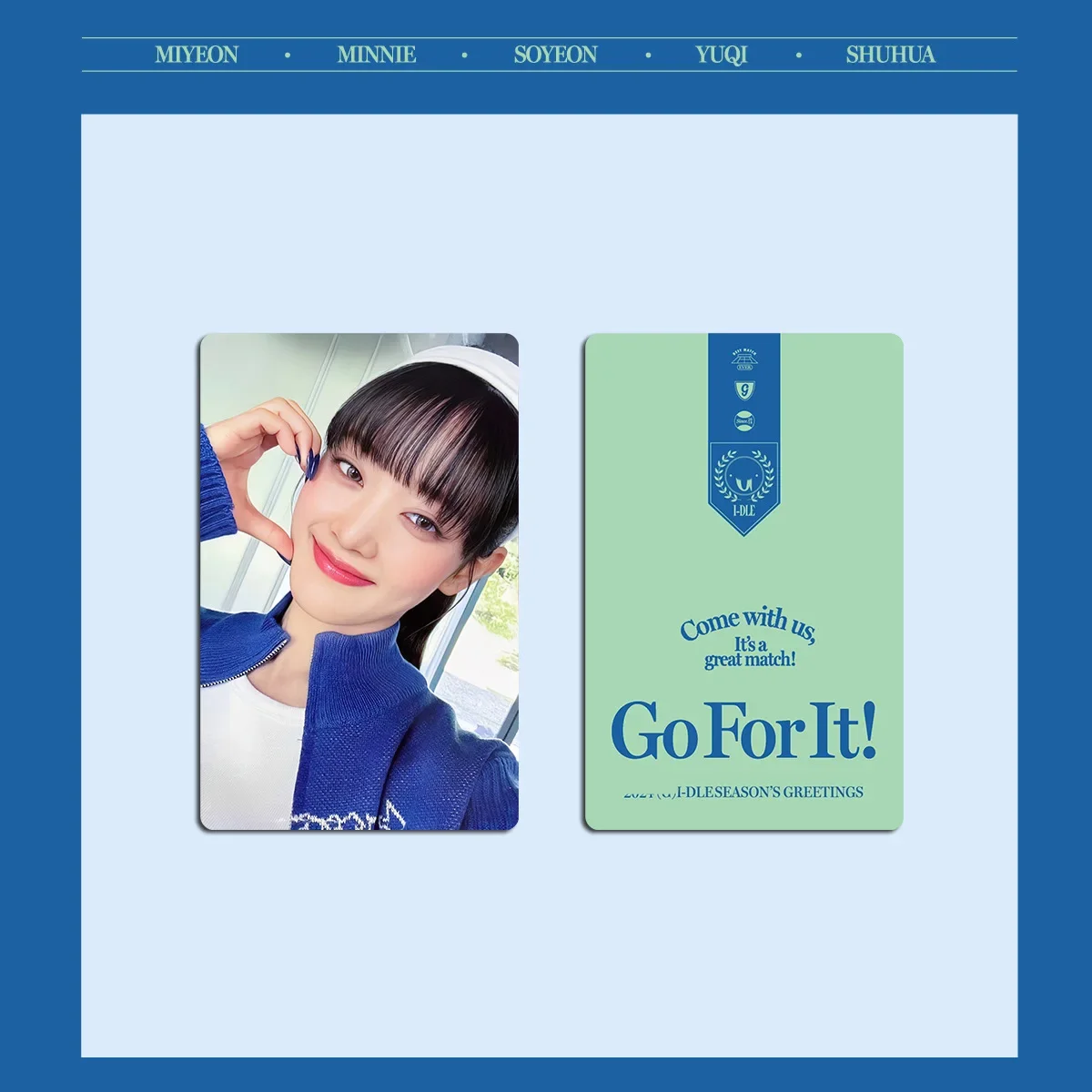 GIDLE Tou2 بطاقة خاصة YUQI SHUHUA SOYEON MIYEON Minnie