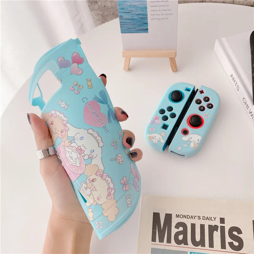 Sanrio Cinnamoroll Purin Pachacco Little Twin Stars Soft Case for Nintendo Switch Game Console Controller NS Gaming Accessories