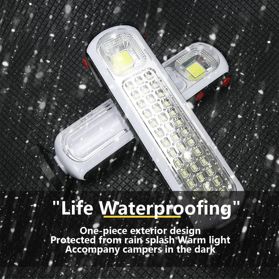 LED Portable Solar Emergency USB Charging Lighting Outdoor High-Bright Light Energy Flashlight Worklight Waterproof Camping Lamp