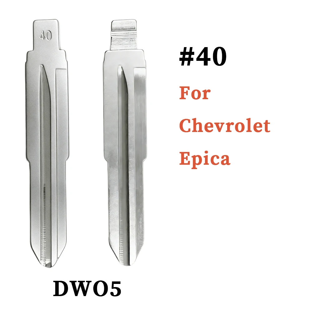 

Universal Uncut Blank Flip Key Blade Replacement #40 DWO5 For KeyDiy VVDI JMD Car Remote Key Head For Chevrolet Epica