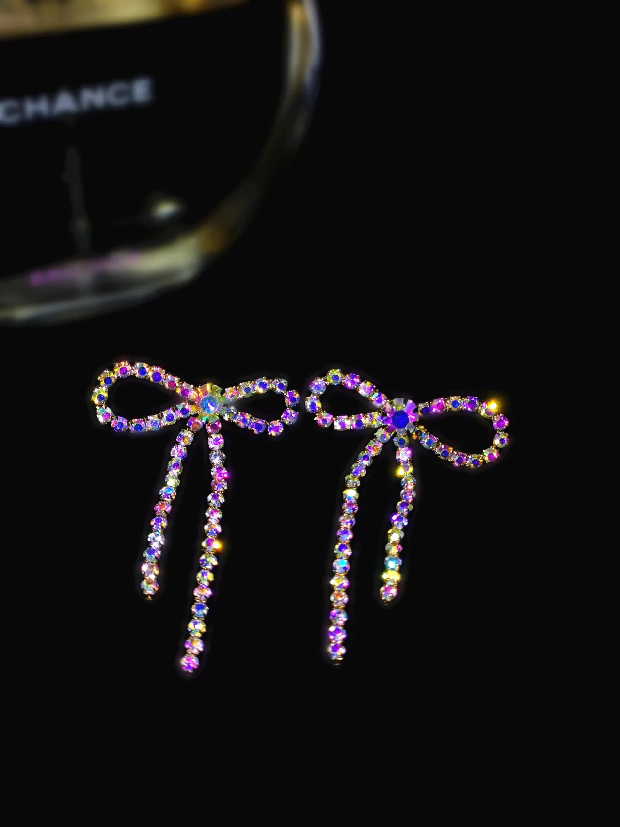 Silver Chandelier Rhinestone Earrings Dangling Aretes Plateados Elegantes Crystal Chandelier Earrings Glinda Earrings for Women