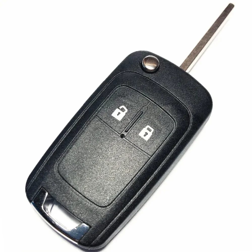 

Flip Folding 2 Button Remote Case for Chevrolet Cruze Epica Lova Camaro Impala HU100 Blade Key Shell with Screw Hole