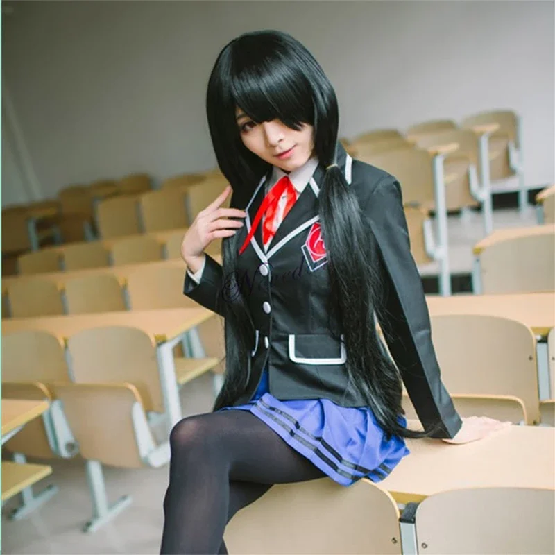 Date A Live Natsumi Yatogami Tohka Itsuka Shido Origami Tokisaki Kurumi School Uniform Anime Jk Girls Cosplay Costume Wig