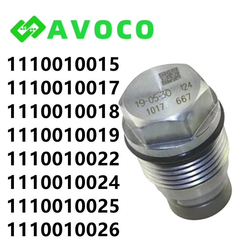

1110010022 1110010024 1110010025 1110010026 1110010027 1110010028 1110010029 Common Rail Pressure Limiting Valve For B-osch