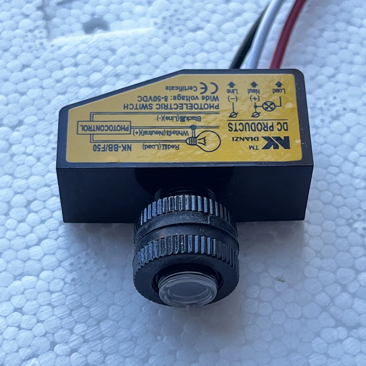 NK-BB/F50 3.5A DC 光電スイッチ LED 光センサー スイッチ DC12V 24V 36V 48V 夕暮れから夜明けまでフォトセルスイッチ