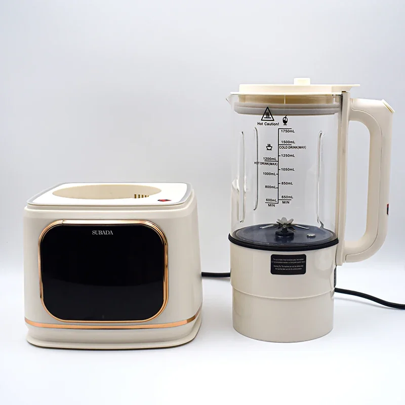 

New16-In-1 Multifunctional Soybean Milk Machine High Speed Blender With Silent Cover Plant Based Milk Nut Milk Maker OEM Design