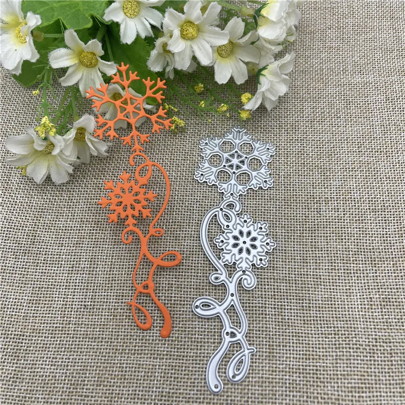 Snowflake Frames background Metal Cutting Dies Stencils For DIY Scrapbooking Decorative Embossing Handcraft Template