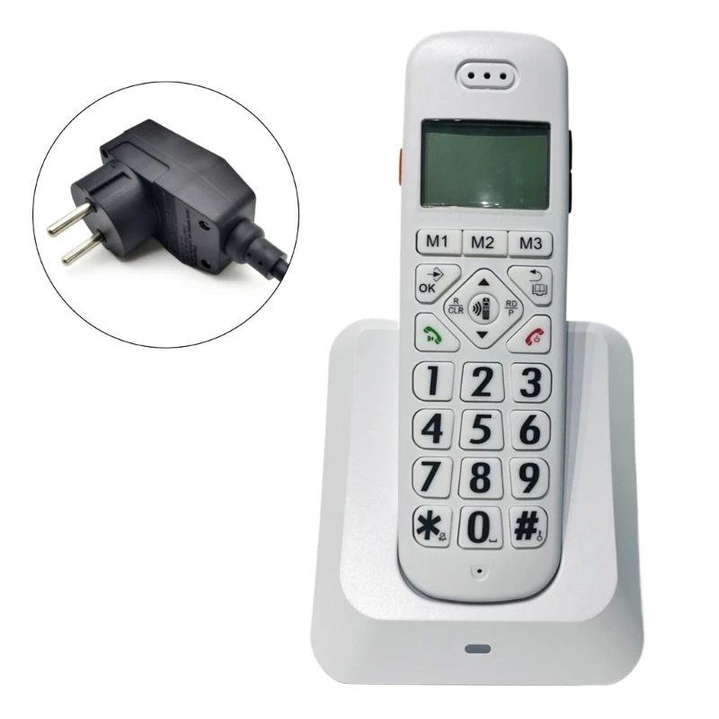 D1011 Cordless Home Phone Telephone Clear Caller Display Number Storage CallerID/Call Waiting Home Landlines Phones