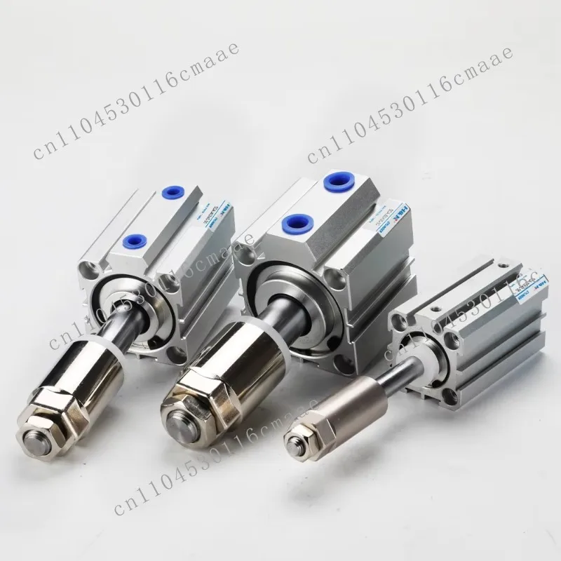 Adjustable Thin Pneumatic Power Bearing Compact Cylinder SDAJ20/32/40/50/63-25-10/15/30/40/50/75-S-B Cylinder