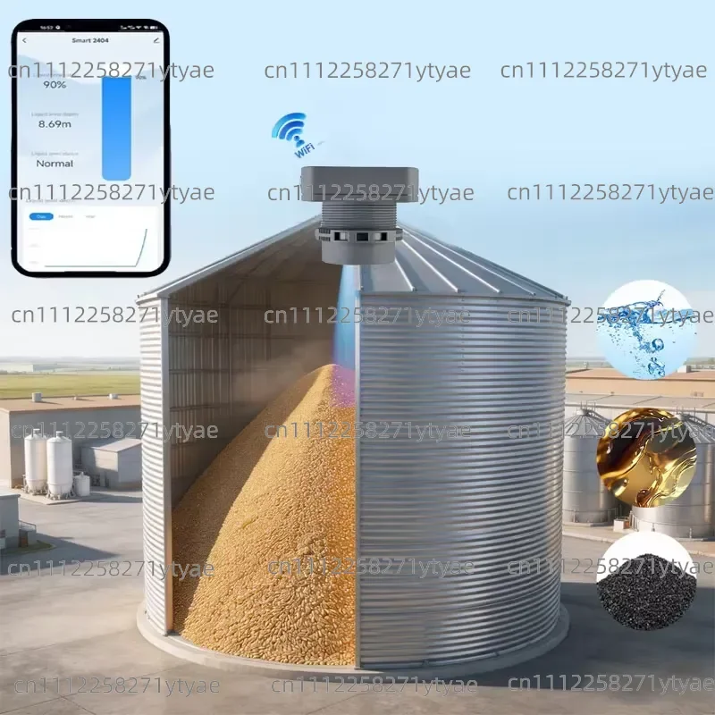 TLC2404  Intelligent Ultrasonic Level Monitor  for Oil, Fuel, Water Tank and Feed Grain Storage
