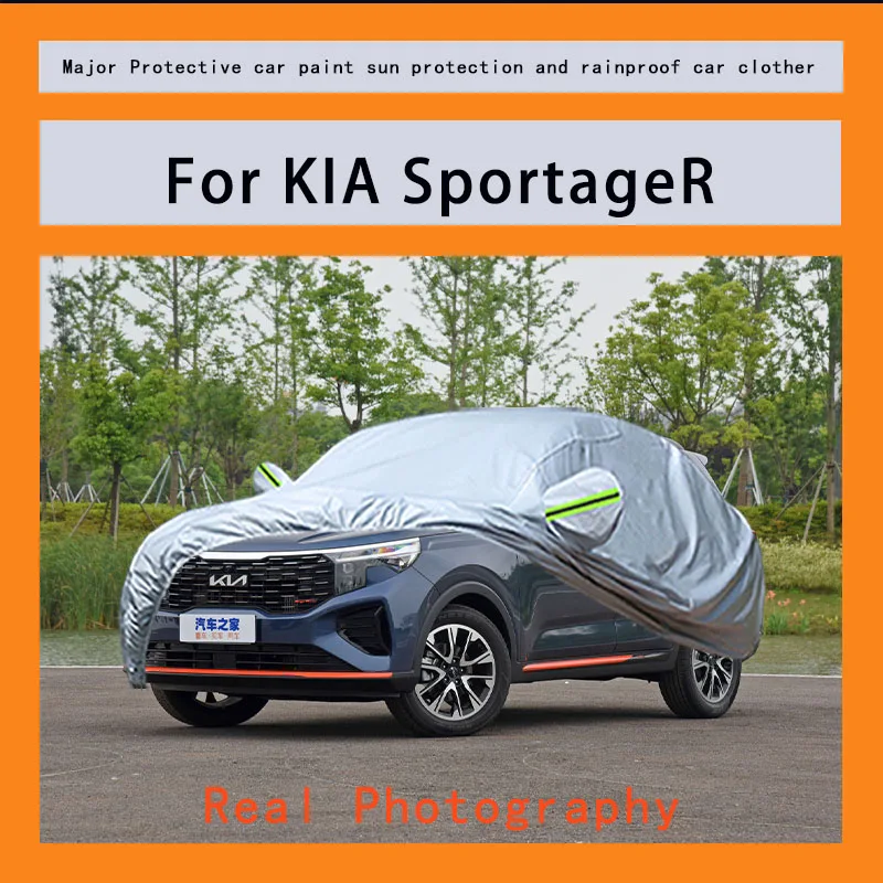 

﻿﻿For KIA SportageR Car Covers Outdoor Waterproof Dustproof Sun Rain Snow Protection Thick Oxford Cloth Full Outer Cover