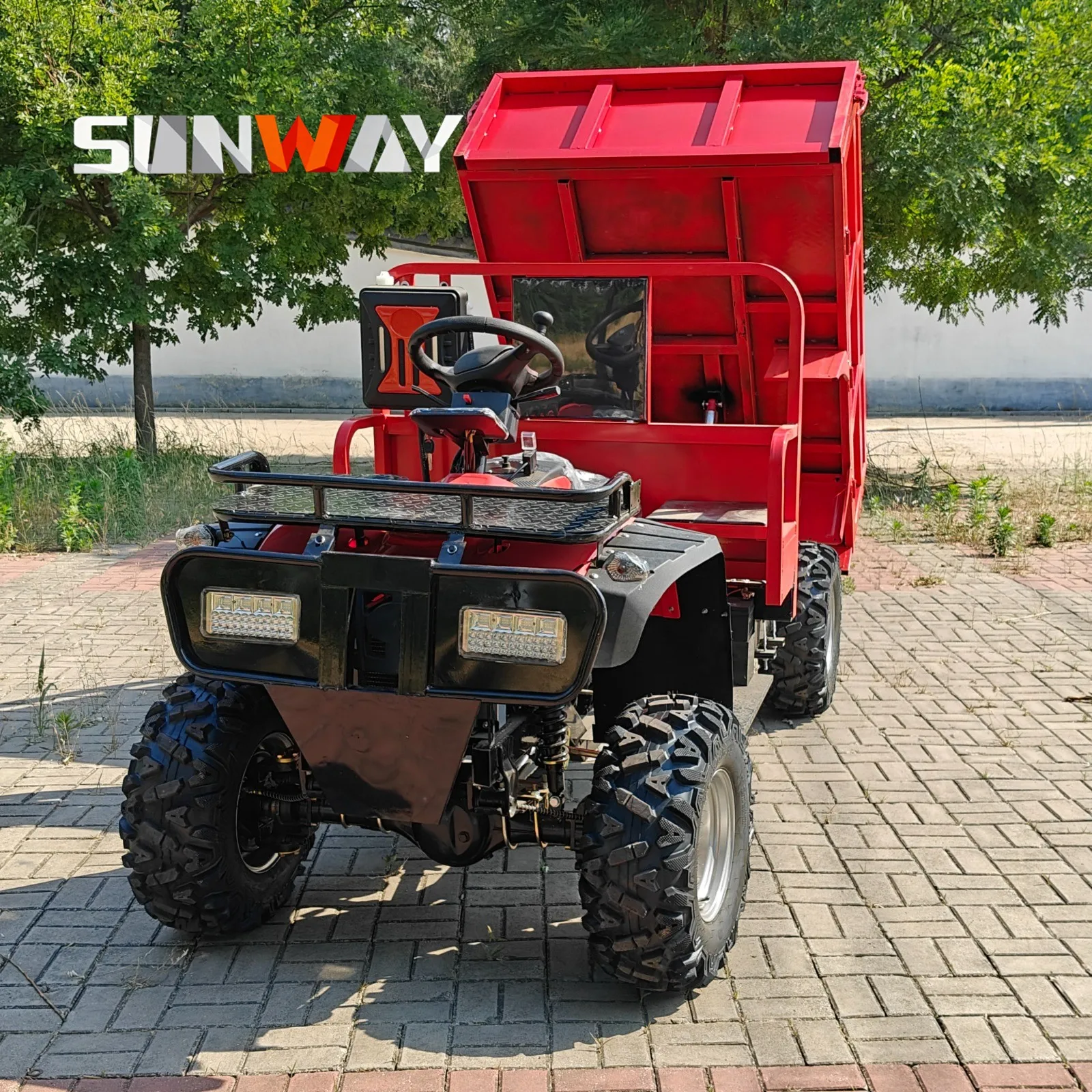 Strong Power 350cc ATV Utility Vehicle 4x4 6x6 All Terrain for Farm Cargo Transport With Winch