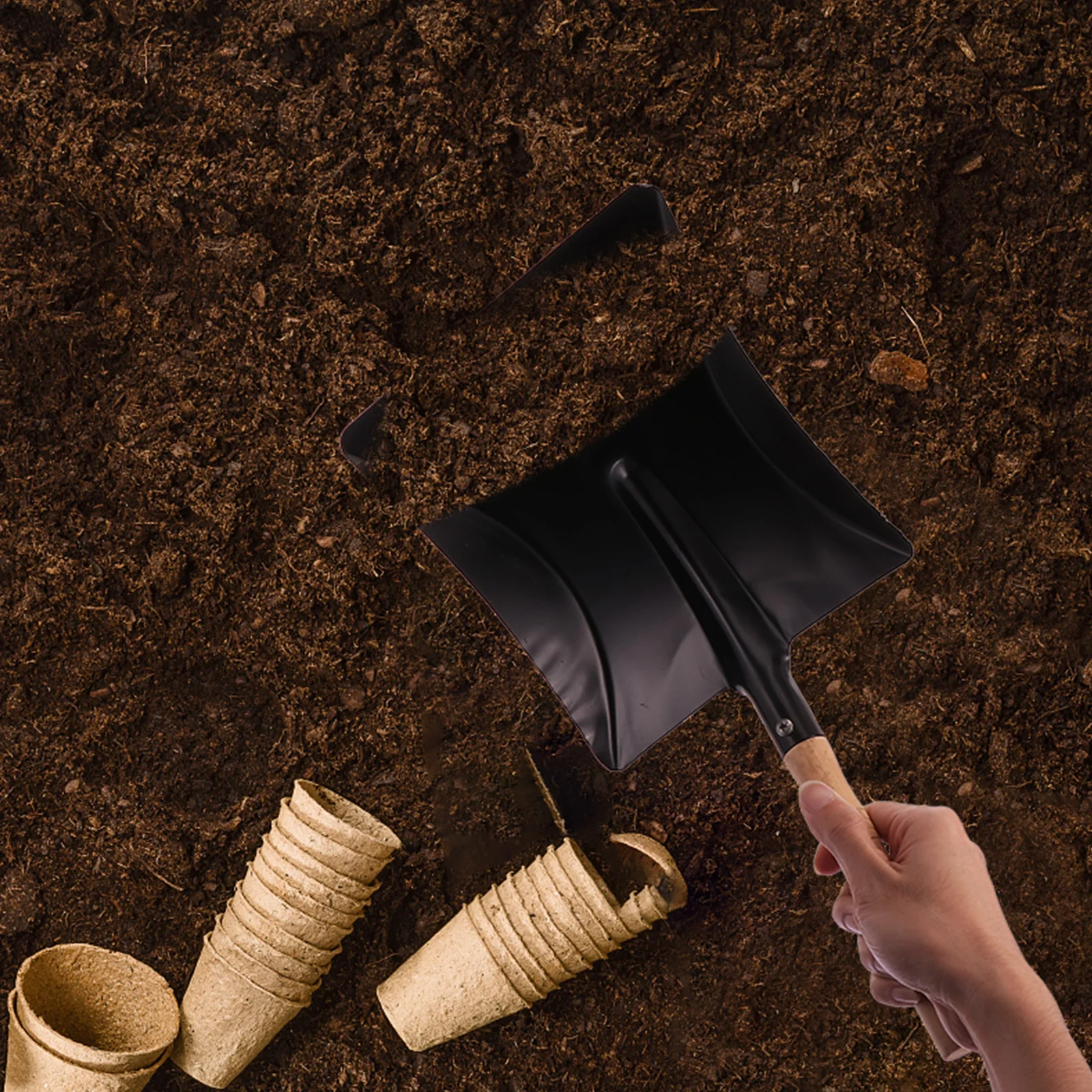 

3Pcs Coal Shovel Brush Shovel Tool Set Sturdy Garden Fireplace Cleaning Tools for Barbecue Gardening Garden Tools