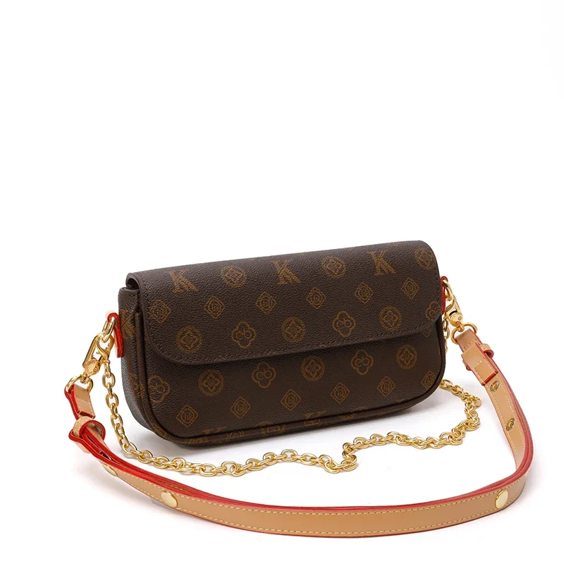 

Винтажная сумка через плечо в стиле ретро — современная сумка с однотонным логотипом Paris Fashion и дизайном большой вместимости