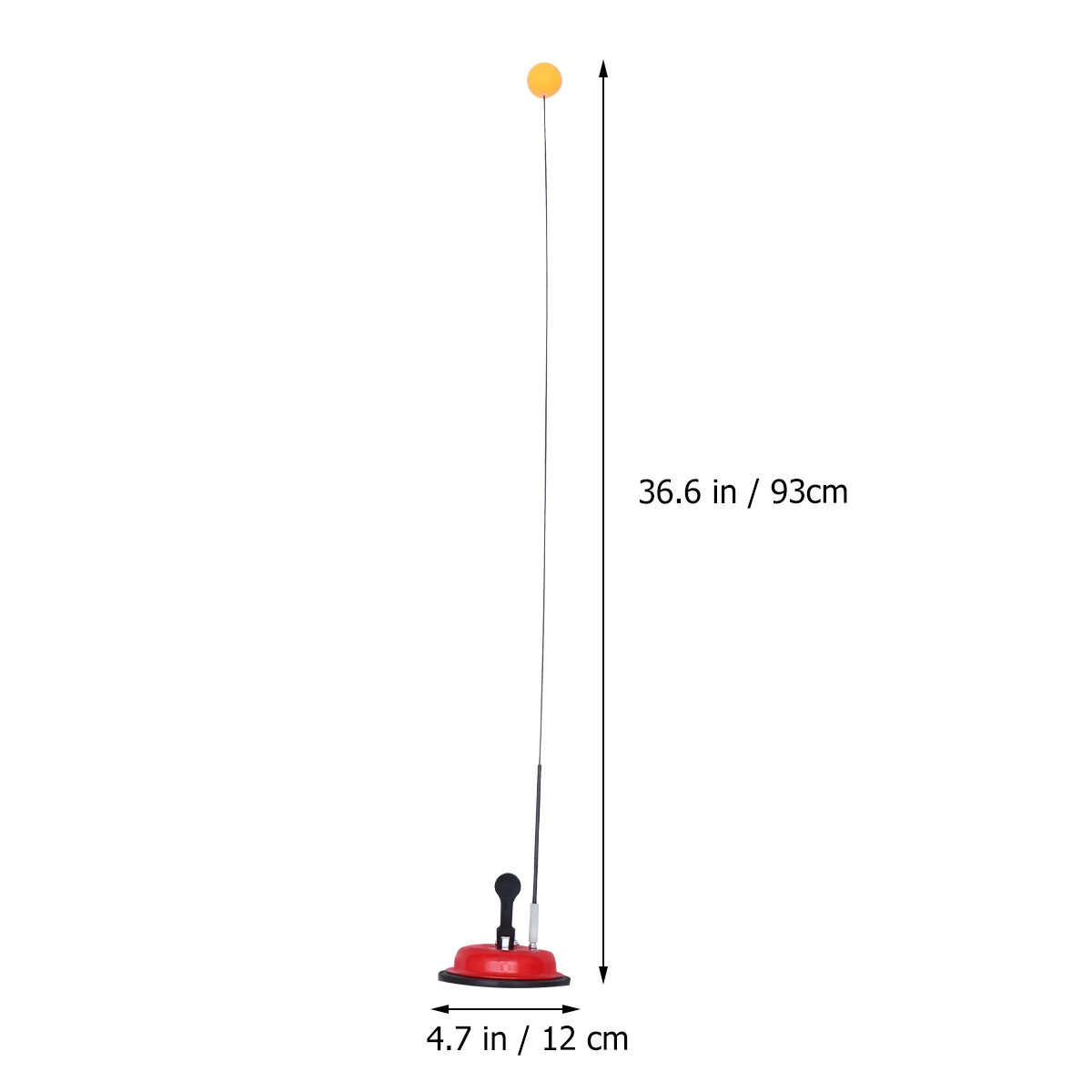 1 conjunto kit de treinamento de pong vermelho durável treinador de tênis de mesa para iniciantes adultos ferramenta de prática acessório de fitness-raquete de pong