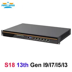 Appareil pare-feu monté en rack 1U, 13e, Intel Core I9, 13900K, I7, 13700, I5, 13400, I3, 13100, 6 LAN, 2/4, 10G, fouet de trône de déchets, OPNsense Mikrotik