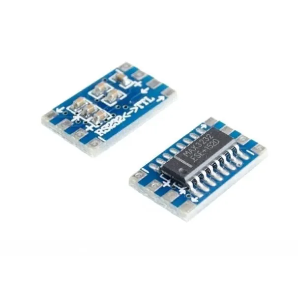 10pcs/lot mini RS232 MAX3232 Levels to TTL level converter board serial converter board