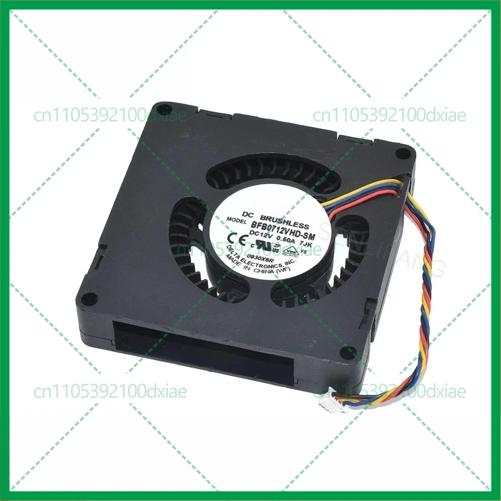 

Новый центробежный охлаждающий вентилятор турбины BFB0712VHD для Delta 70X70X15MM 7CM 4-контактный DC12V 0,5A кулер