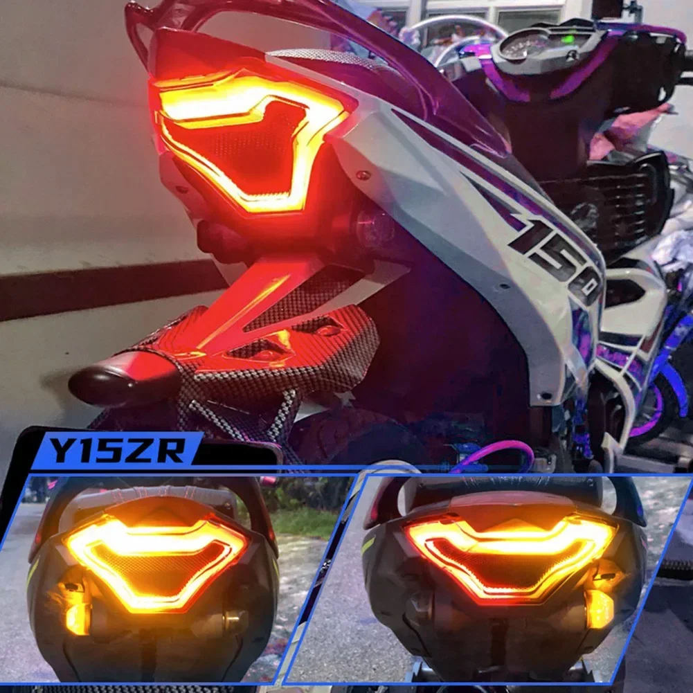 

Motorcycle Brake Light Tail Lamp For Yamaha YZF R3 R25 Y15ZR MT03 MT07 MT25 FZ07 MXKING150 SNIPER150,Tail Lights Turn Signals