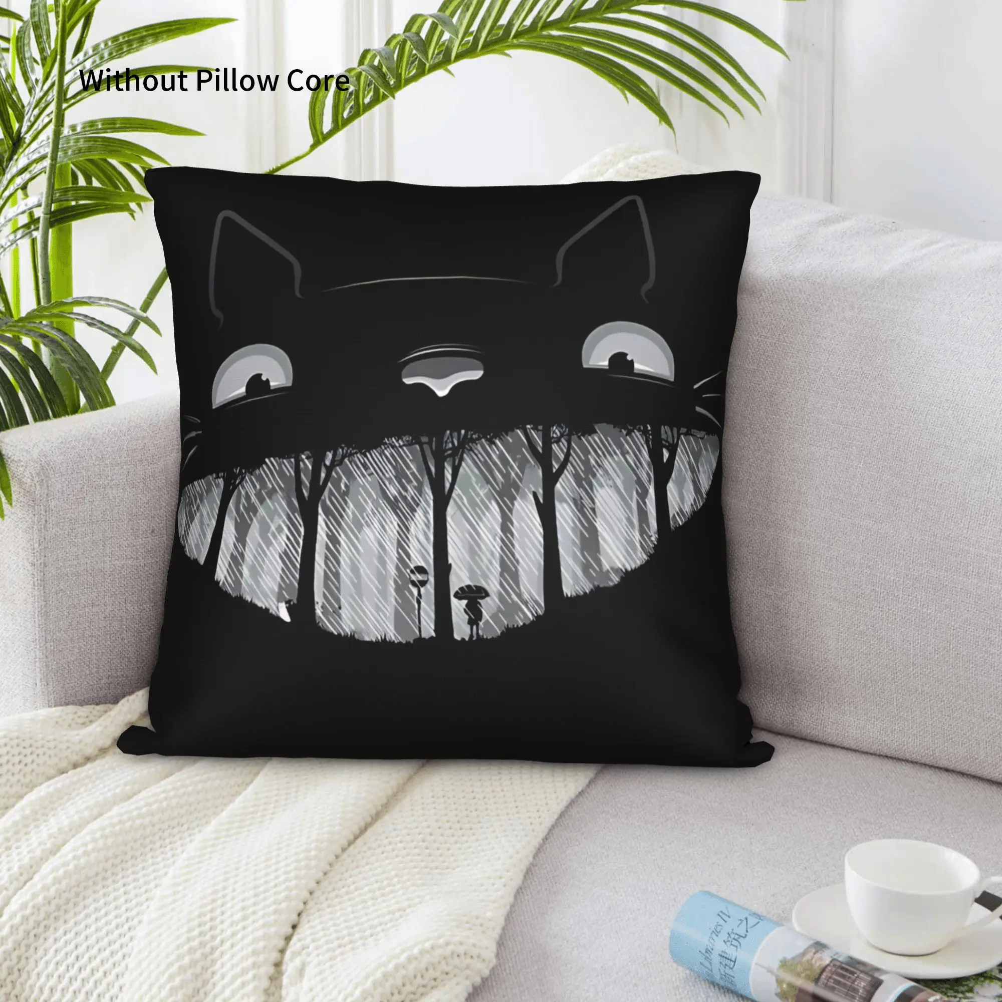 1PC Anime My Neighbor Totoros Pillow Case Double-Sided Printing  Sofa Cushion Bedroom Bedside Pillow