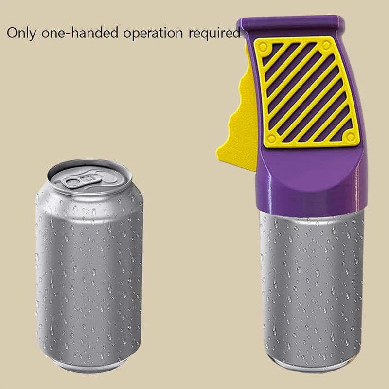 فتاحة علب المشروبات المطبوعة ثلاثية الأبعاد أداة منزلية صغيرة فتاحة علب المطبخ المنزلي مناسبة لعلب مختلفة أدوات فتاحة العلب الإبداعية #5