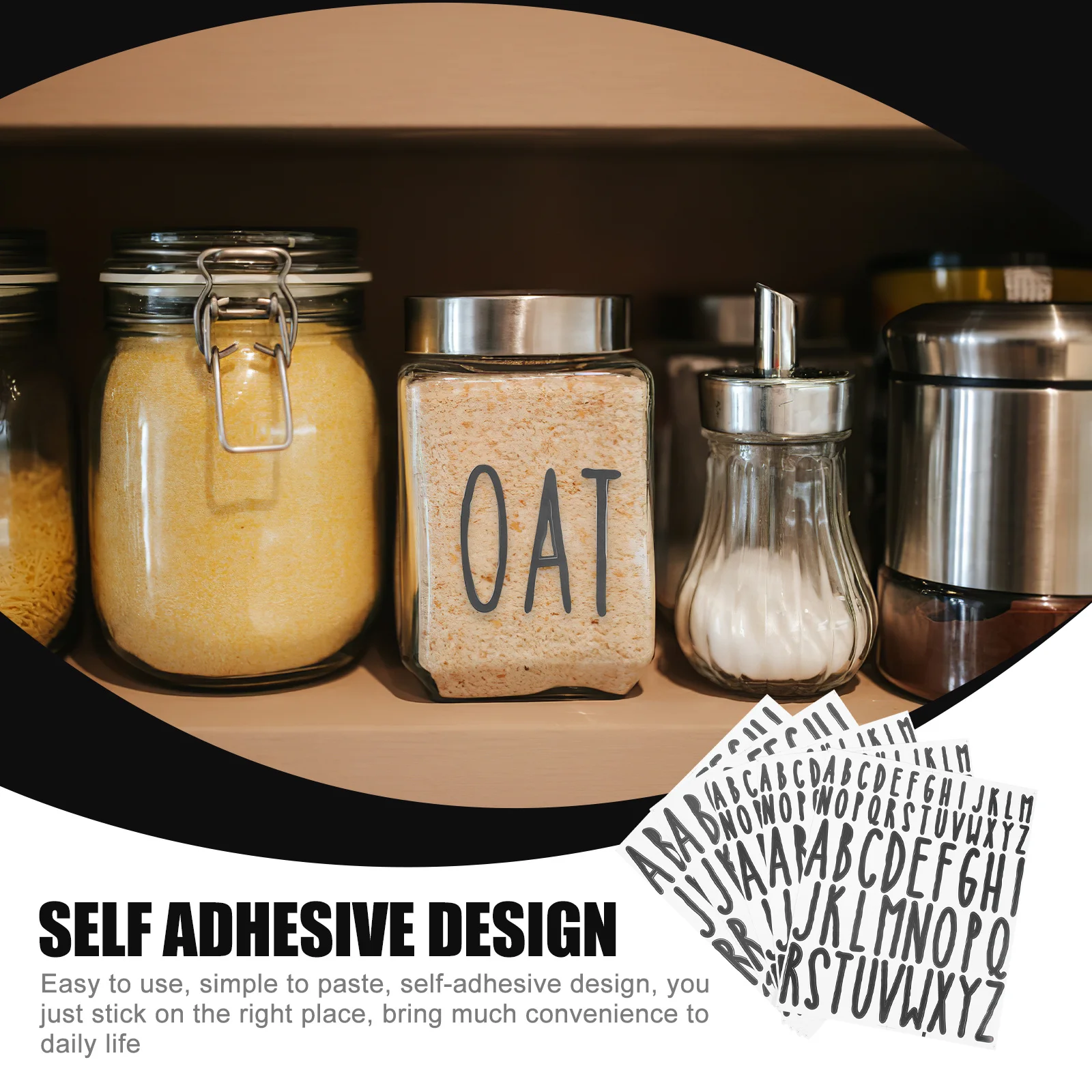 

5 Sheets Self-Adhesive Mailbox Numbers Decals Glow in Dark Letter Stickers for House Door Window Exterior Wall Application