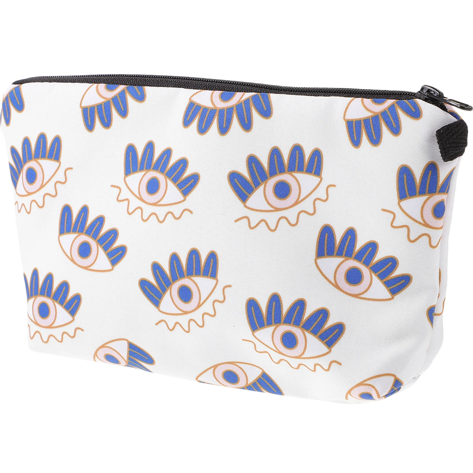 Mała wodoodporna kosmetyczka z motywem oka proroka, podróżna saszetka na zamek błyskawiczny, przenośny organizer na kosmetyki, portmonetka, kosmetyczka dla kobiet na zewnątrz.