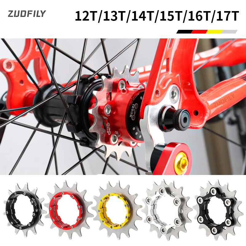 Single Speed Conversion Kit Single Speed Cassette Cog 12T 13T 14T 15T 16T 17T MTB Freewheel Bike Sprocket Cycling Accessories