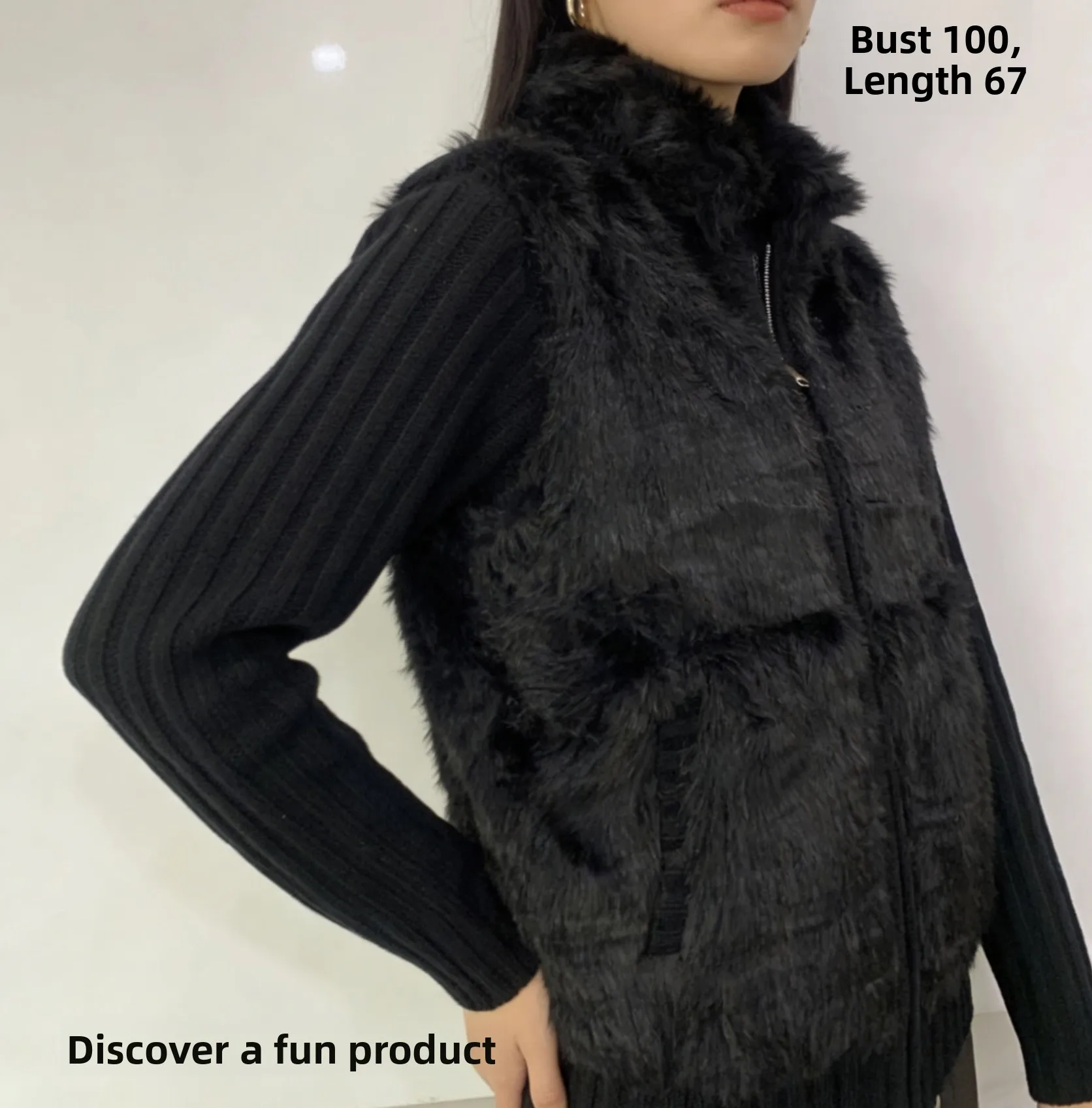 

Свободный женский вязаный свитер на осень-зиму, повседневный, универсальный, из флиса и полиэстера, с длинным рукавом, круглым вырезом, термо, онлайн-эксклюзив