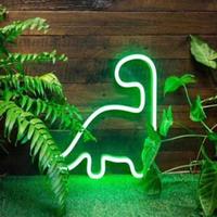 Neon Light Eye-catching Dinosaur Shape LED Neon Sign Night Lamp Room Decoration Gift for Wedding