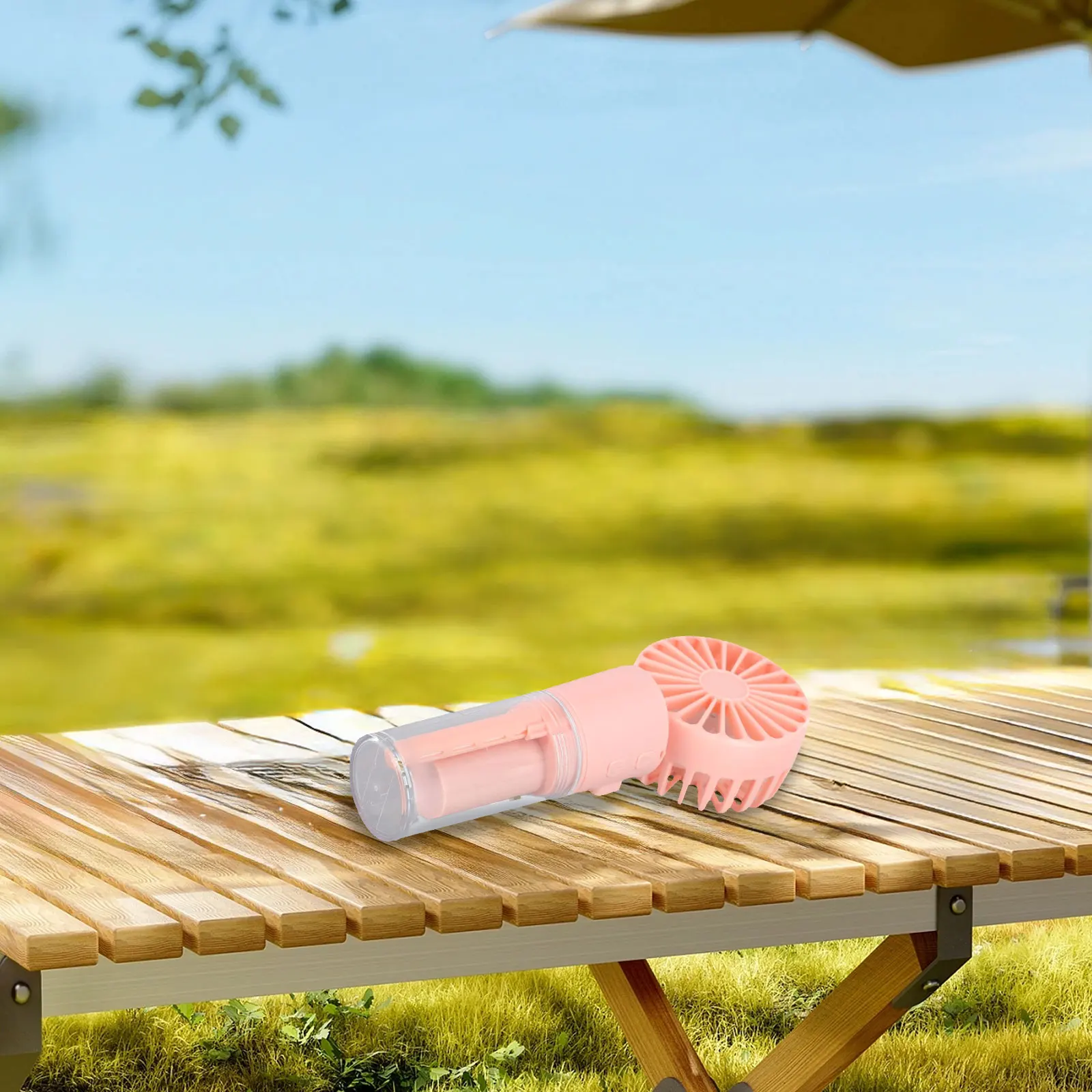 

For Exercising Portable Handheld Fan Color Options Fine Mist Spray Lightweight And Compact Multi-purpose Handheld Fan