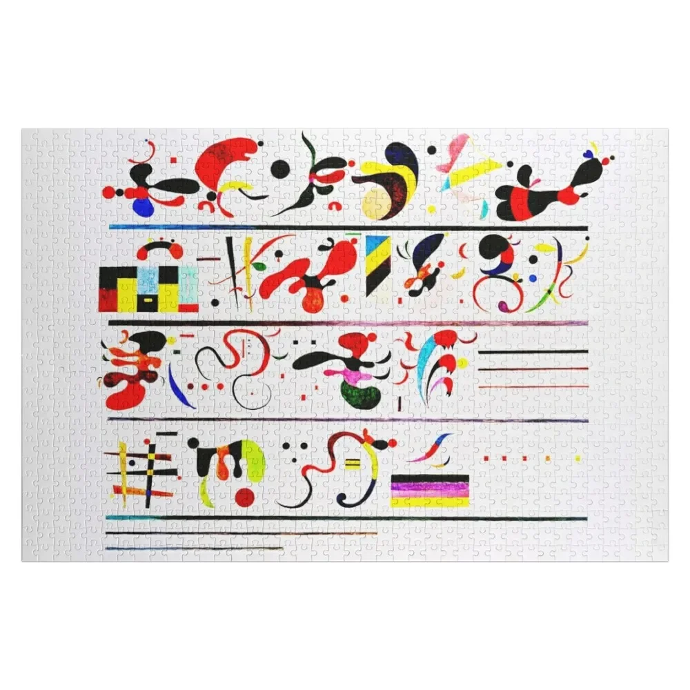 Succession Wassily Kandinsky Abstract Art Jigsaw Puzzle Customs With Photo Adult Wooden Wooden Animal Puzzle